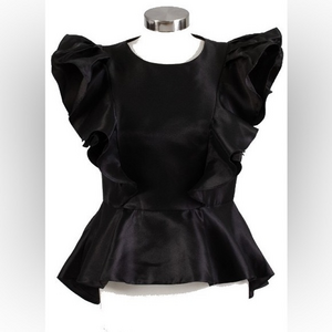 NWT Raquel Ruffle Sleeve‎ Top Size Medium